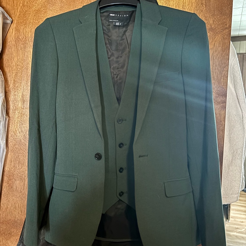 Men's Forest Green Suit
